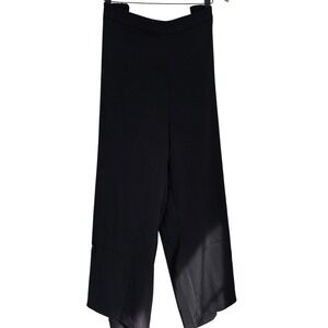 🆕️ *NWT* Mack Liam Black Wide Leg Cropped Culottes Pants 2X Elastic Waist‎
